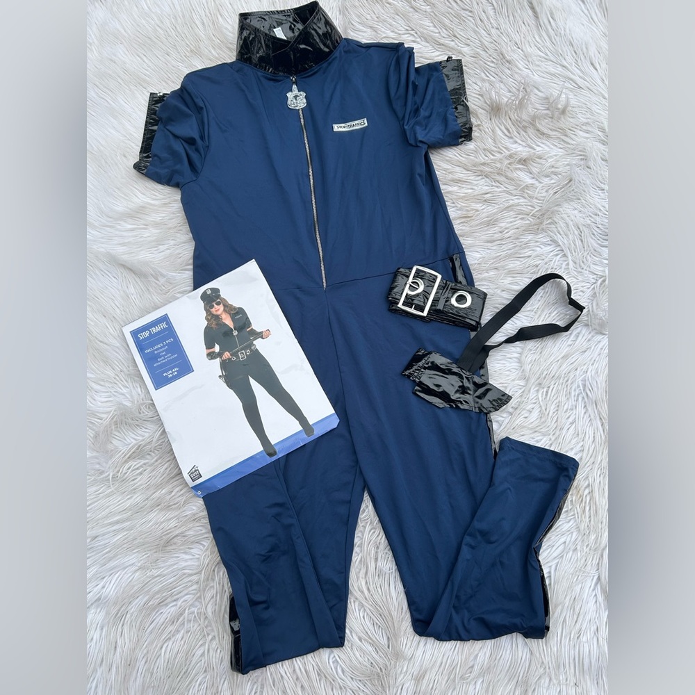 Women's police stop traffic costume (D10)